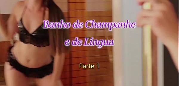  SetSexVideos - Izabelle Marquezine em Banho de Champanhe e de Língua - Parte 1